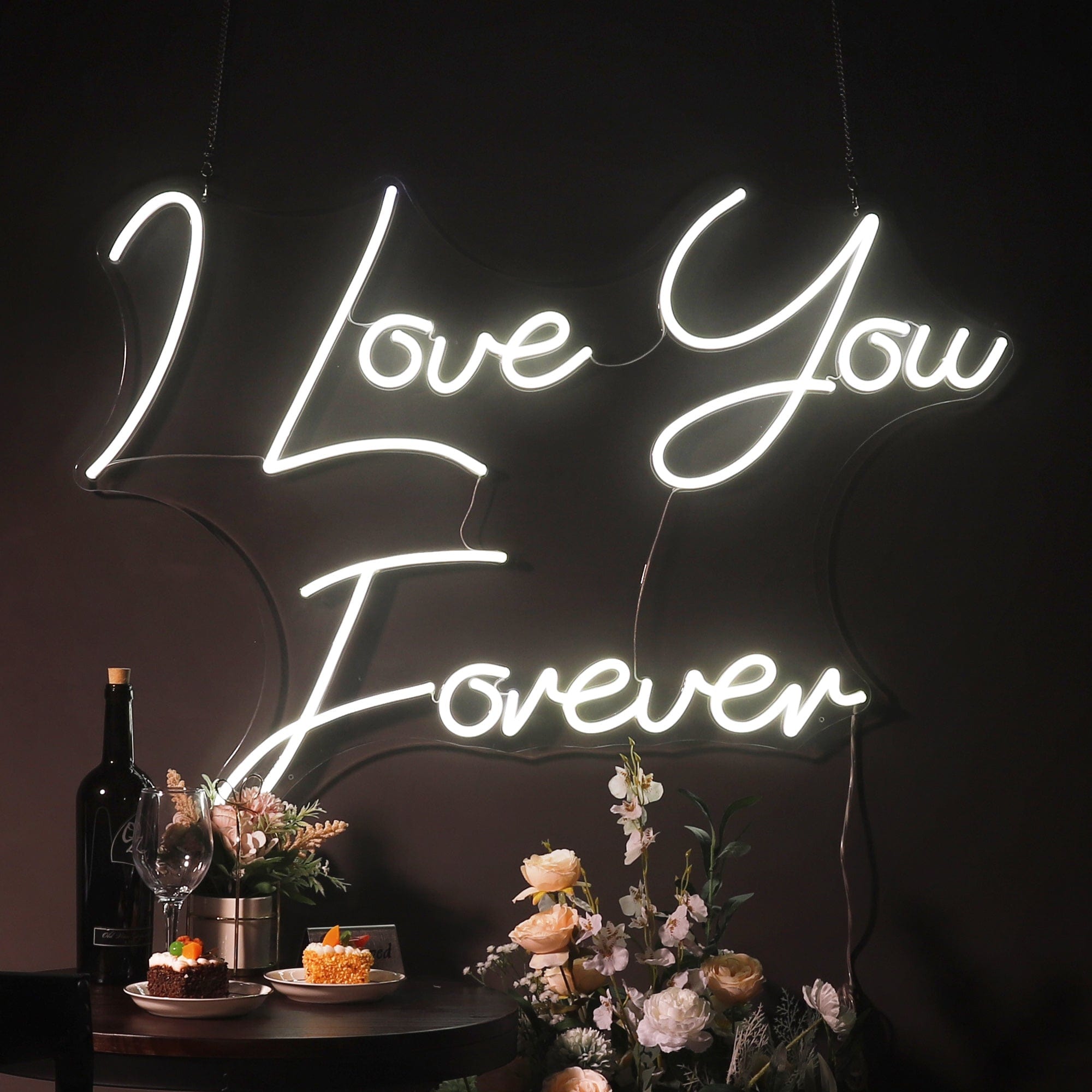 I Love You Forever sweet words Neon Sign