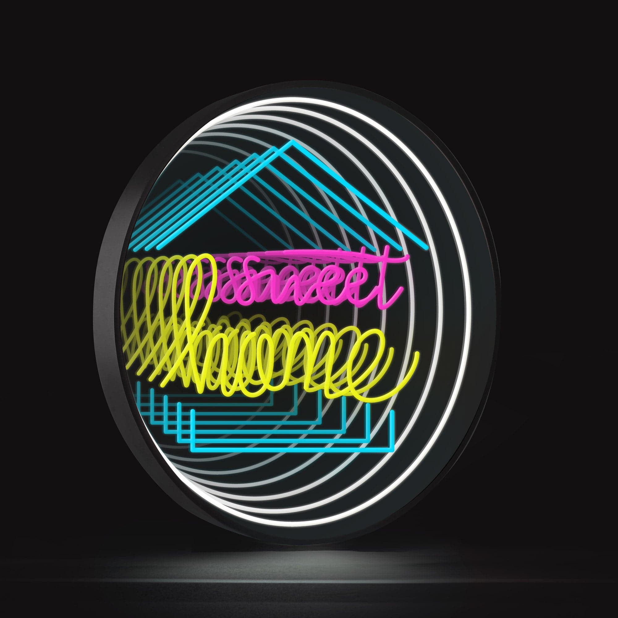"sweet home" Infinity Mirror LED Sign