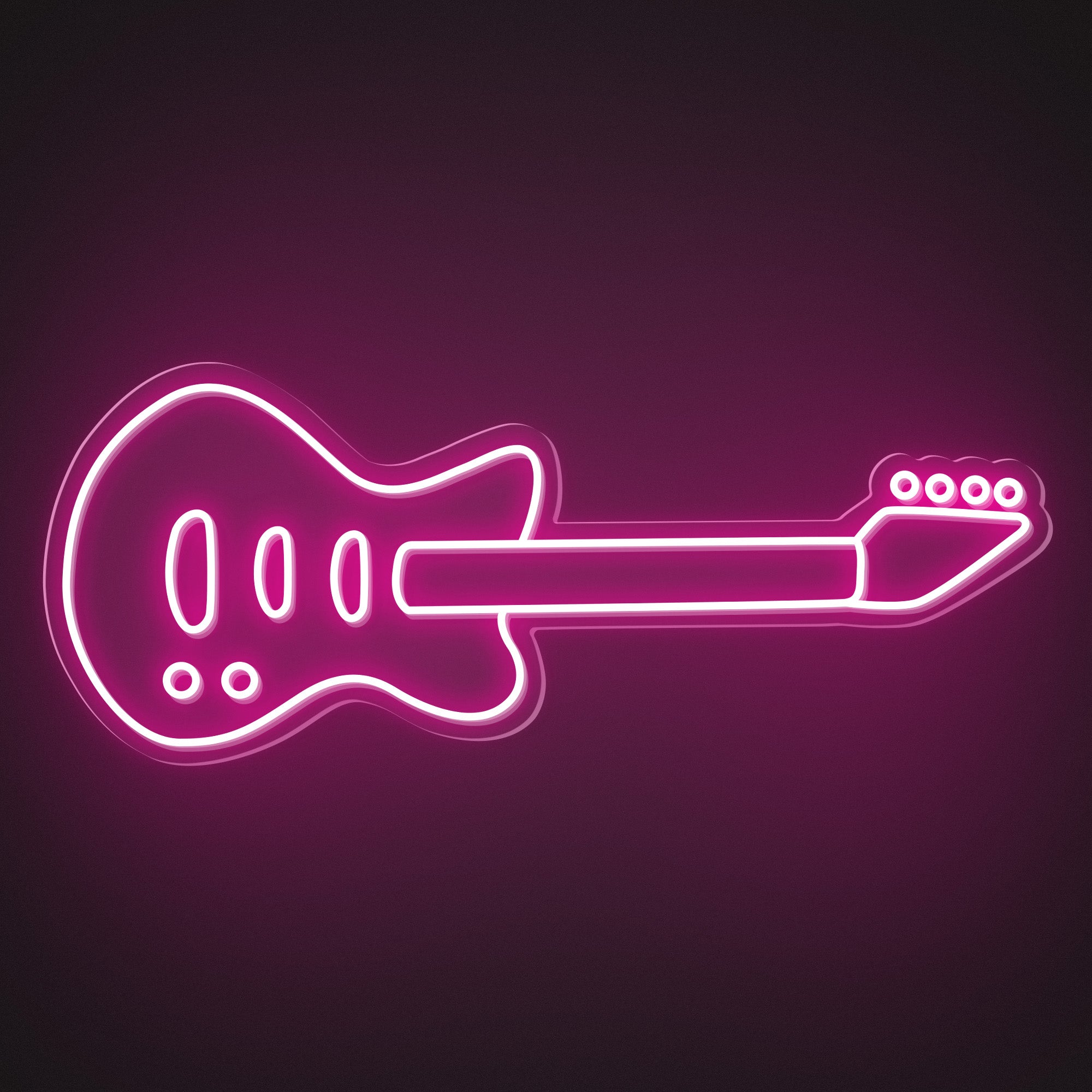 Guitar Music Neon Sign