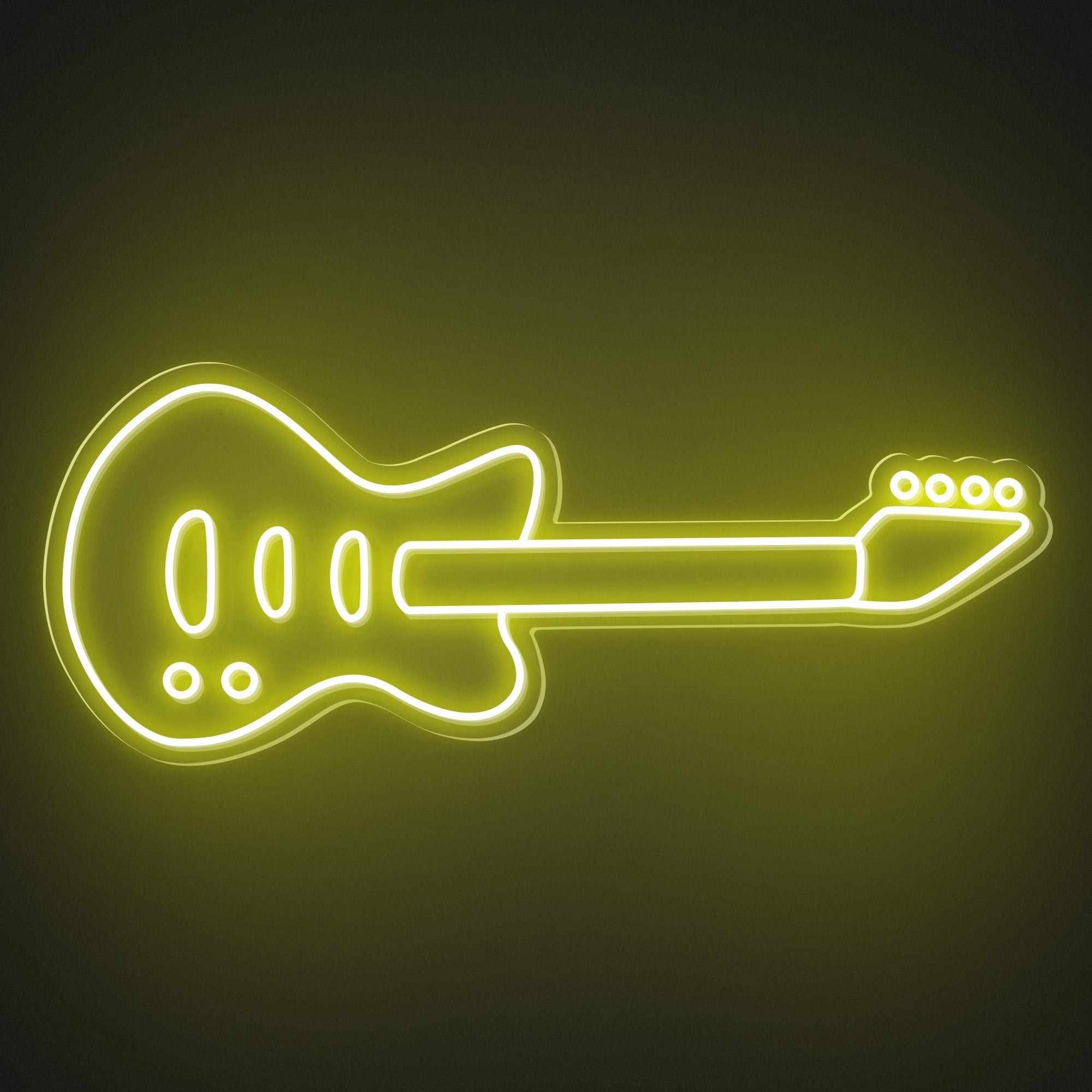 Guitar Music Neon Sign