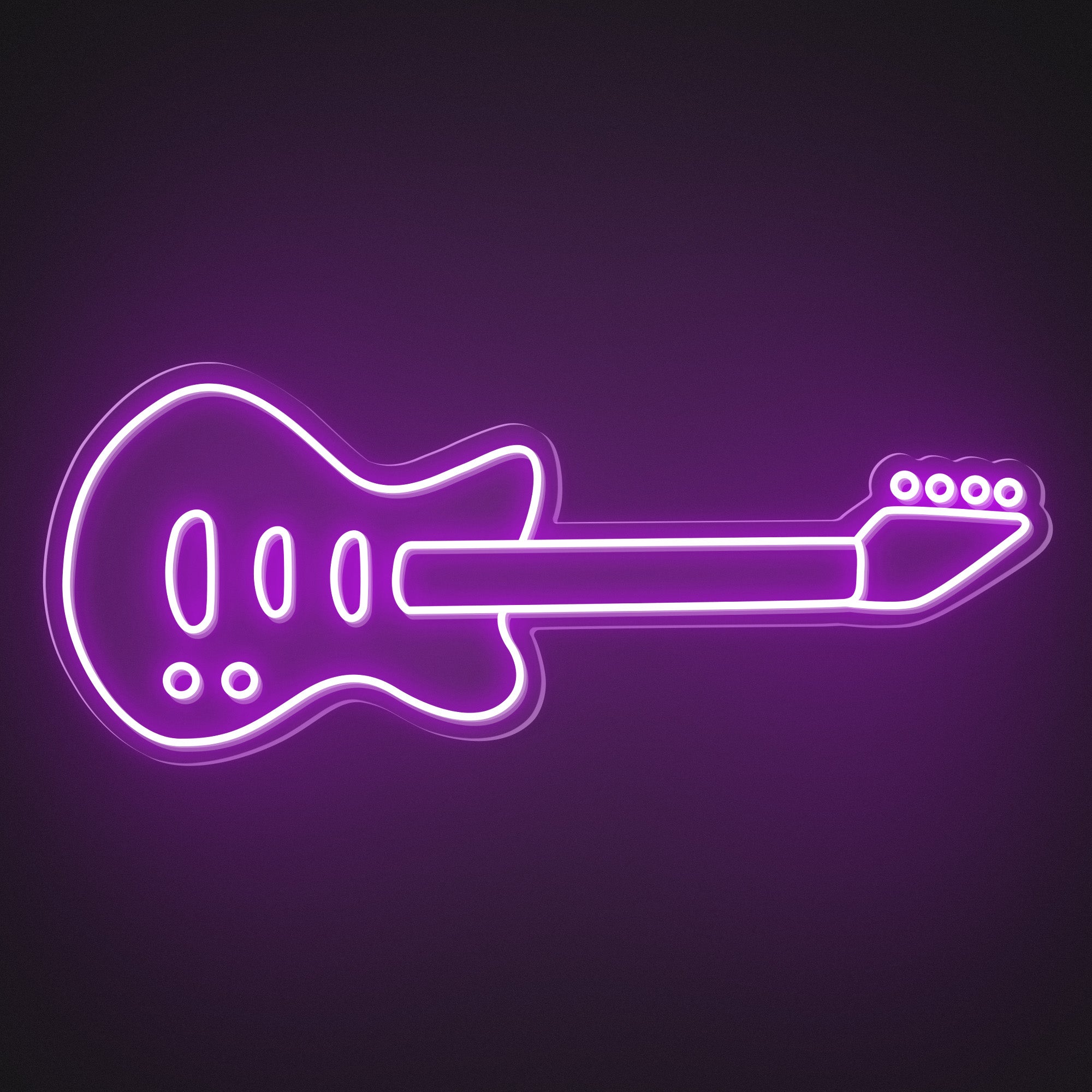 Guitar Music Neon Sign