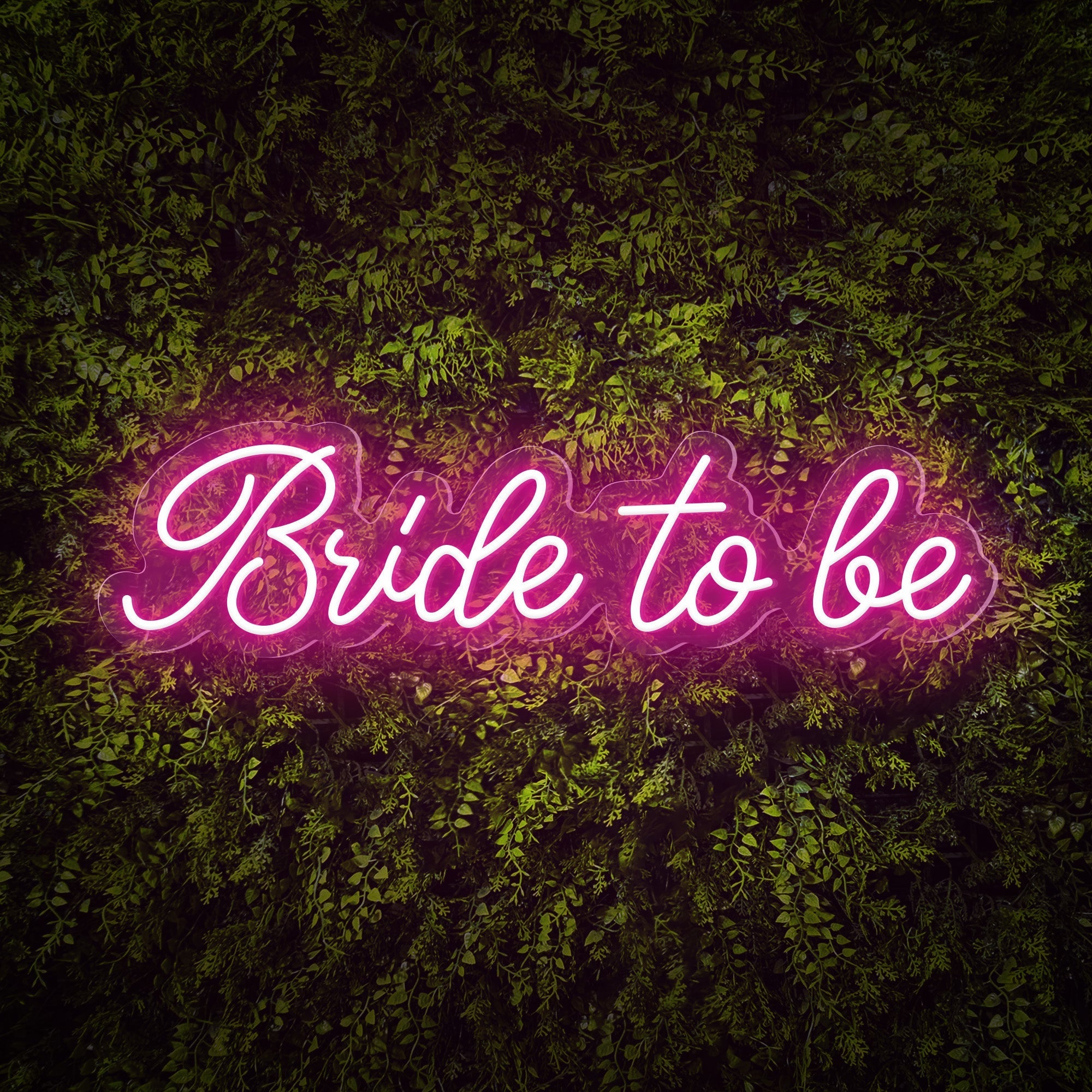 "Bride to be" Words Neon Sign
