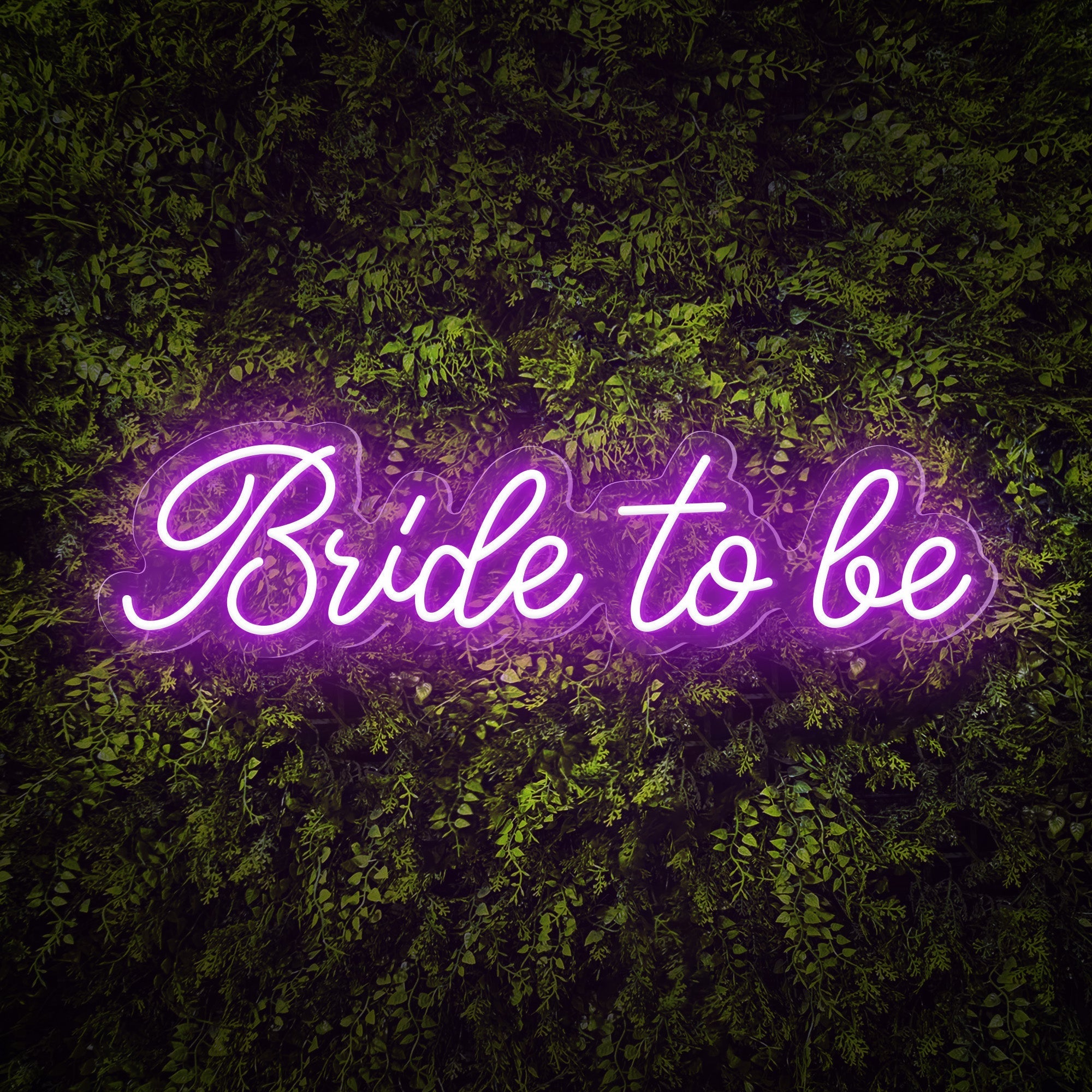 "Bride to be" Words Neon Sign