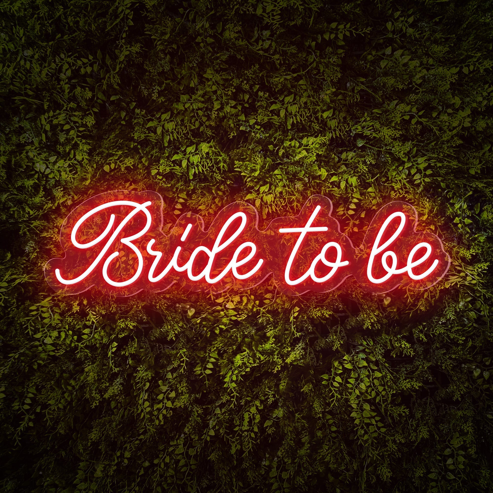 "Bride to be" Words Neon Sign