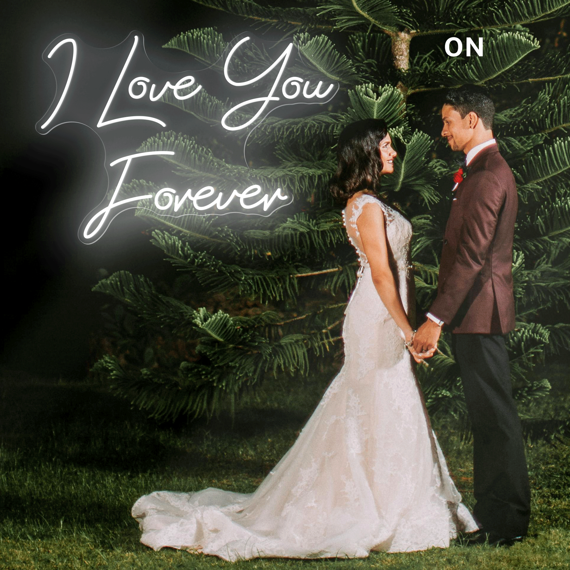 I Love You Forever sweet words Neon Sign