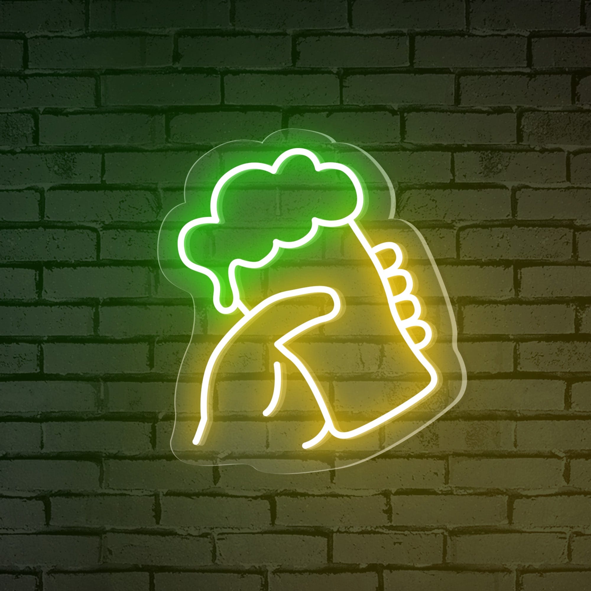 Handheld Beer Glass Neon Bar Sign