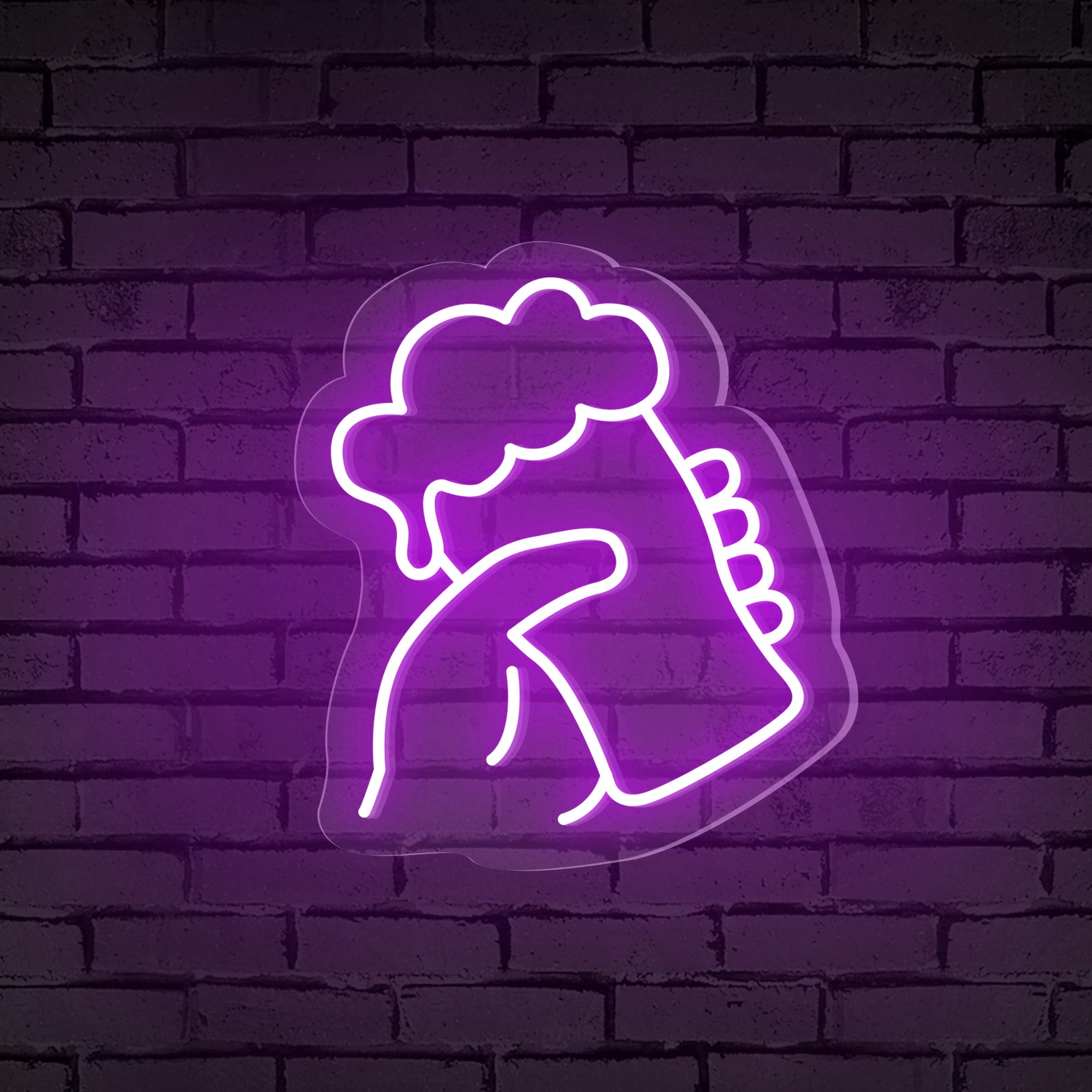 Handheld Beer Glass Neon Bar Sign