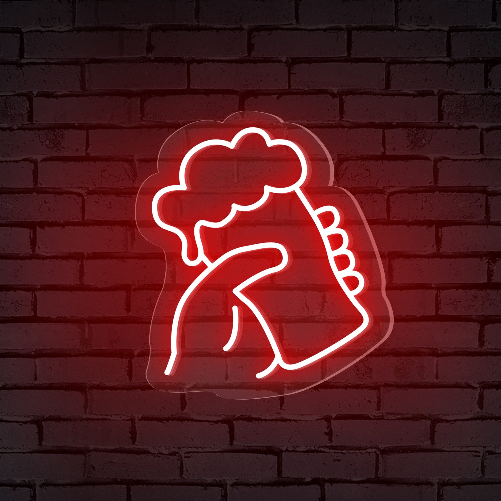 Handheld Beer Glass Neon Bar Sign