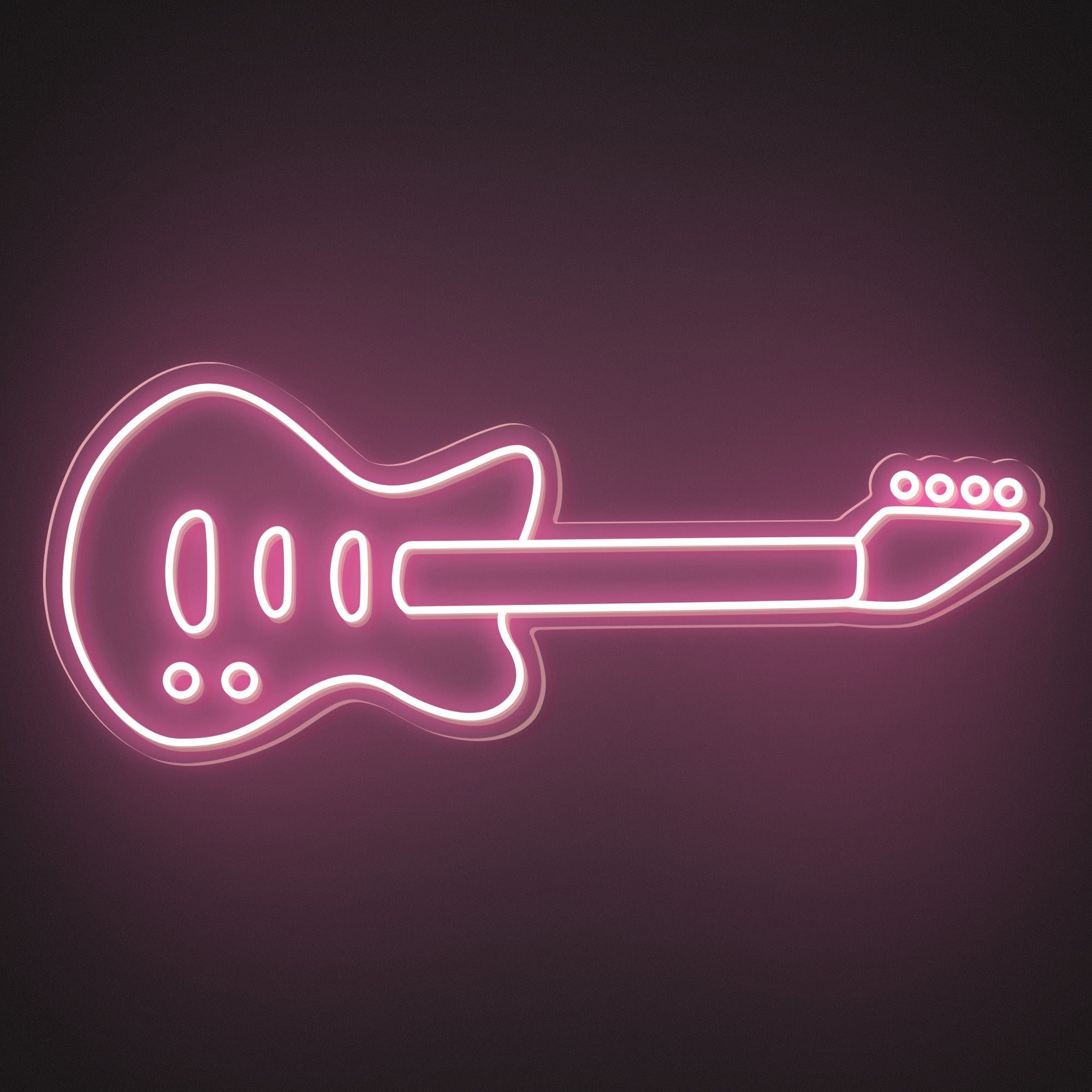 Guitar Music Neon Sign