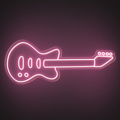 Guitar Music Neon Sign