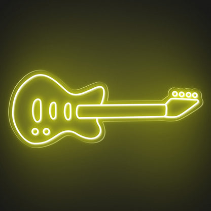 Guitar Music Neon Sign