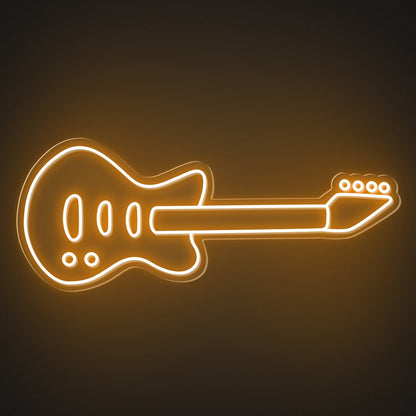 Guitar Music Neon Sign