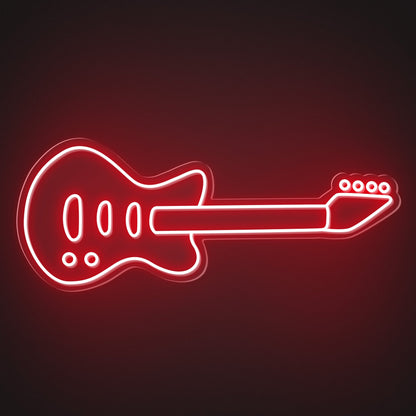 Guitar Music Neon Sign