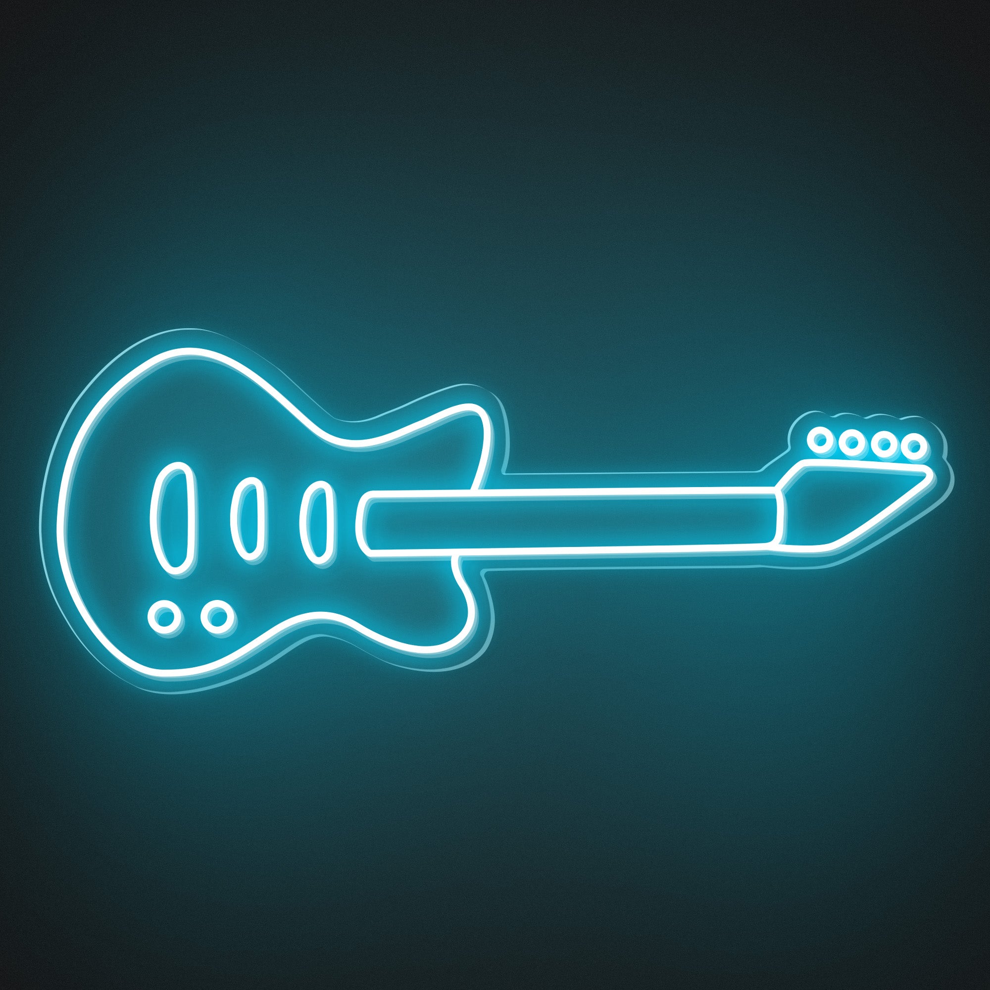 Guitar Music Neon Sign