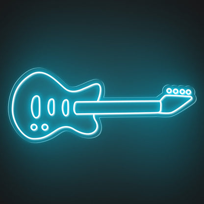 Guitar Music Neon Sign