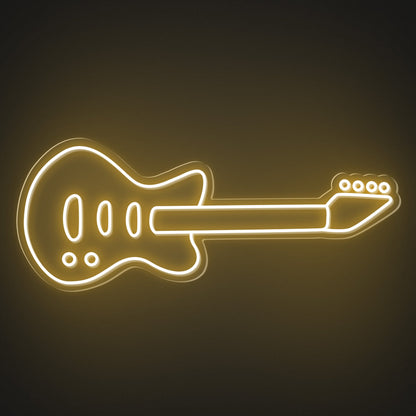Guitar Music Neon Sign