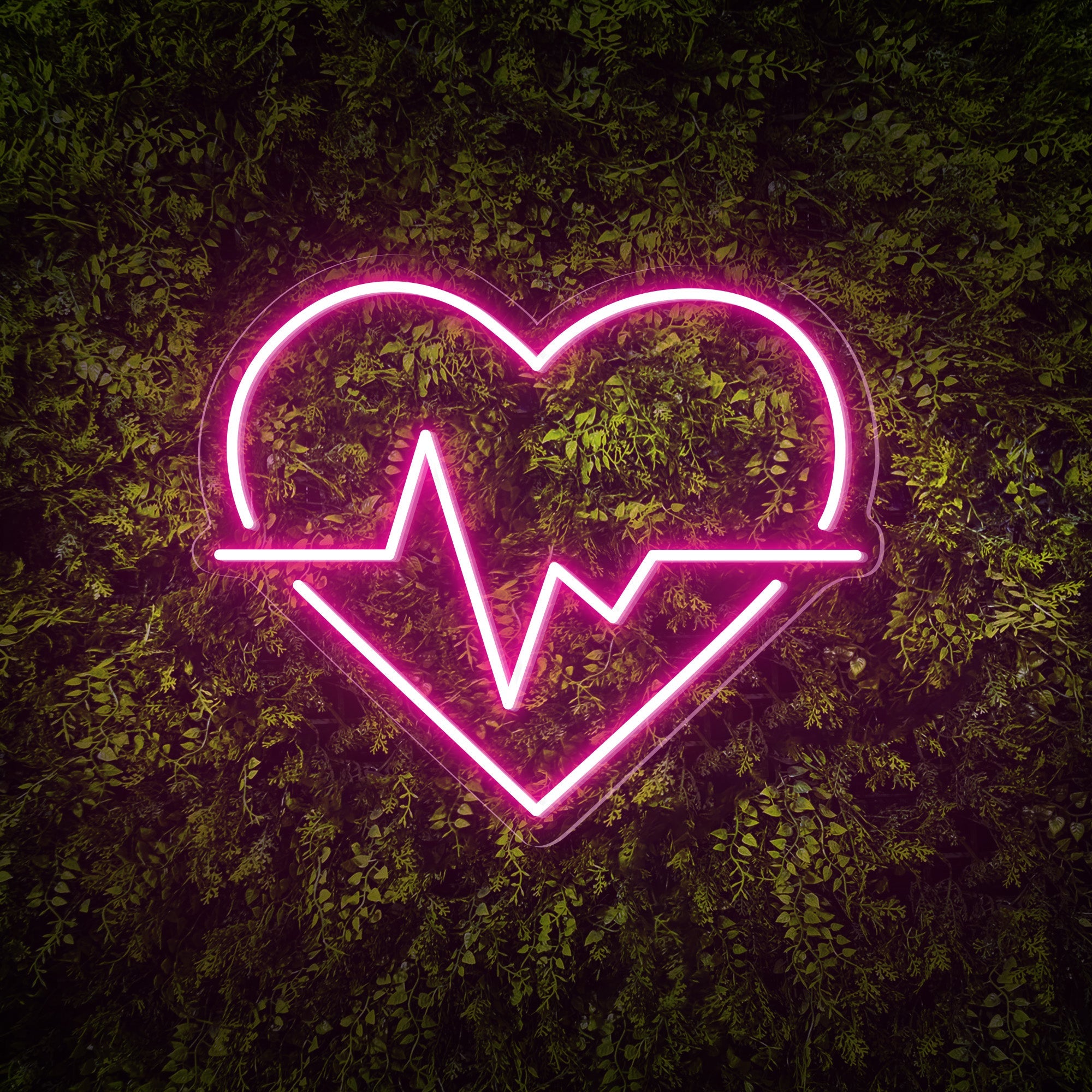 Heart & Wave Neon Sign