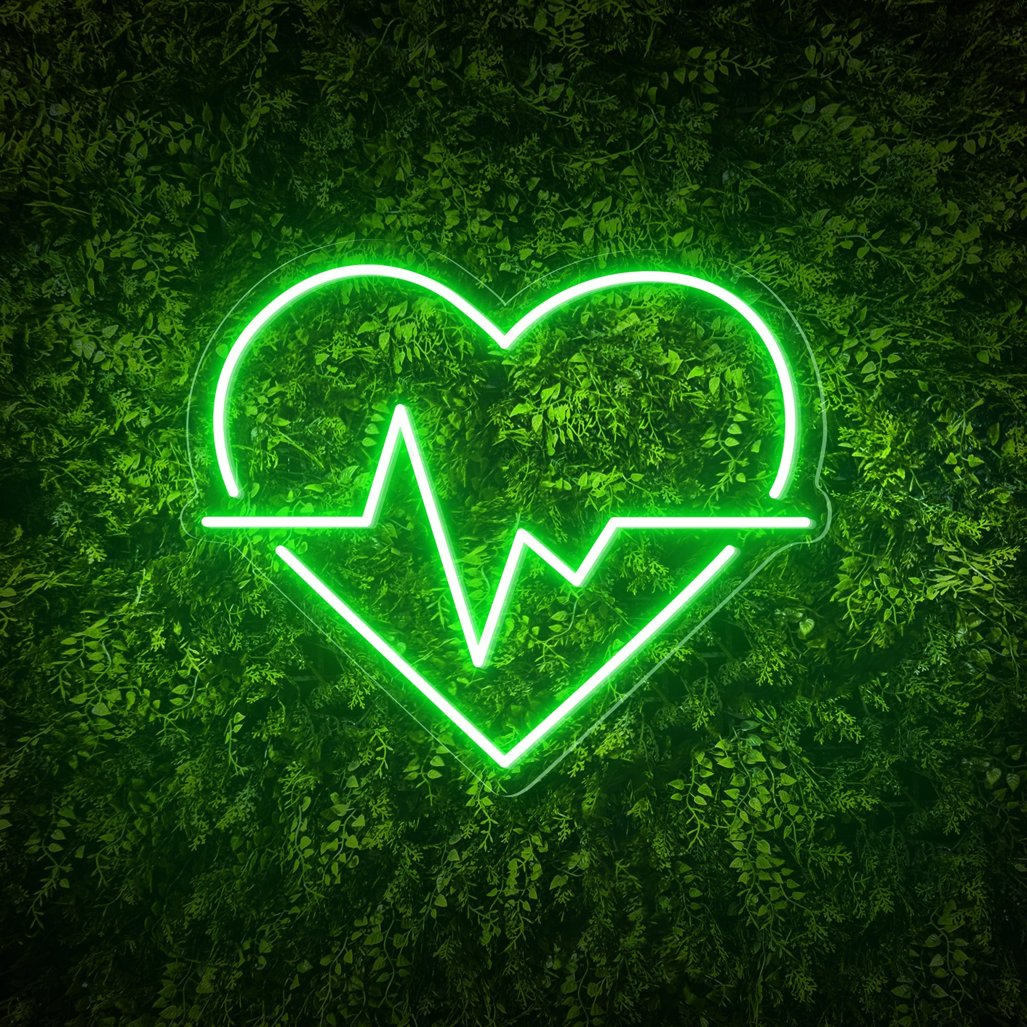 Heart & Wave Neon Sign