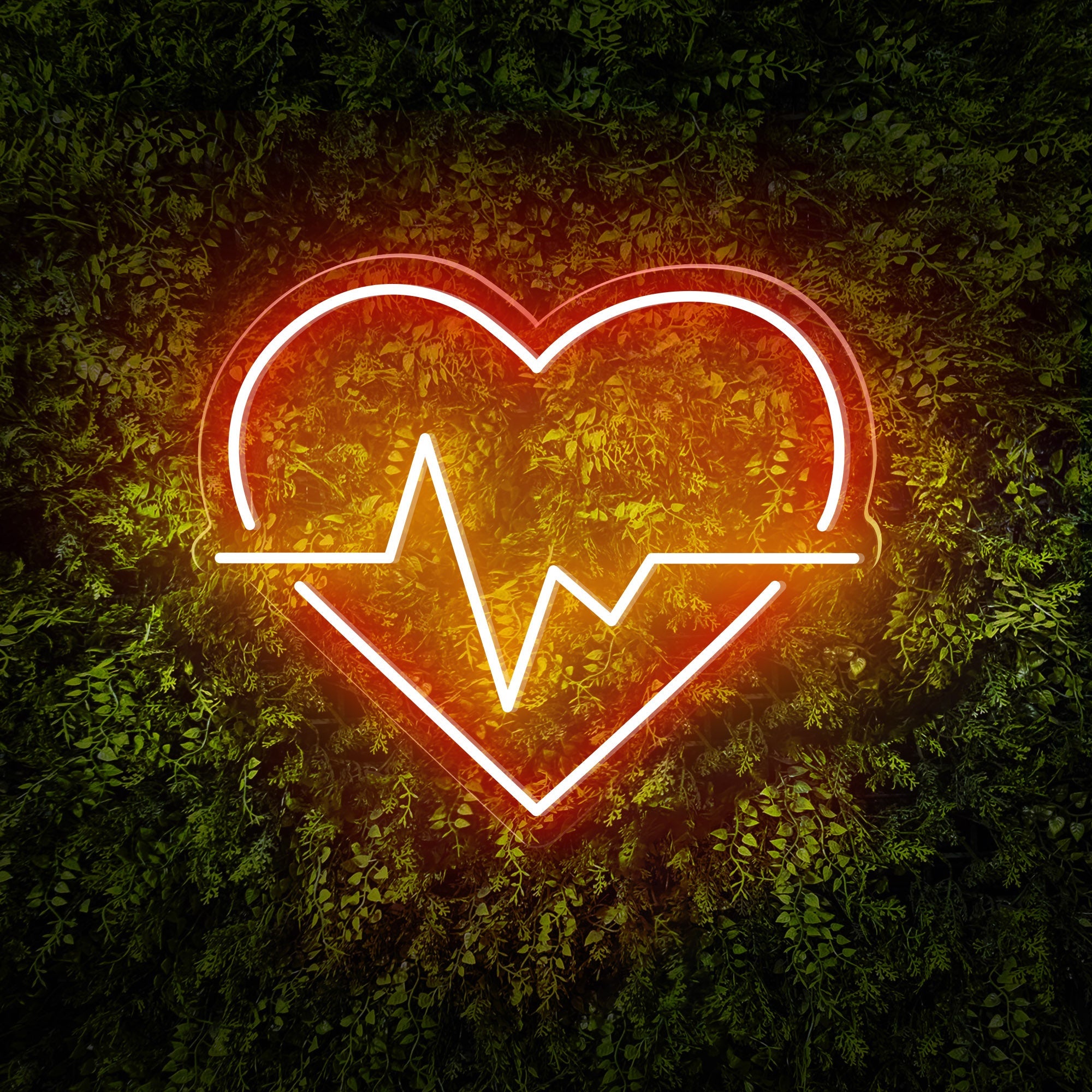 Heart & Wave Neon Sign