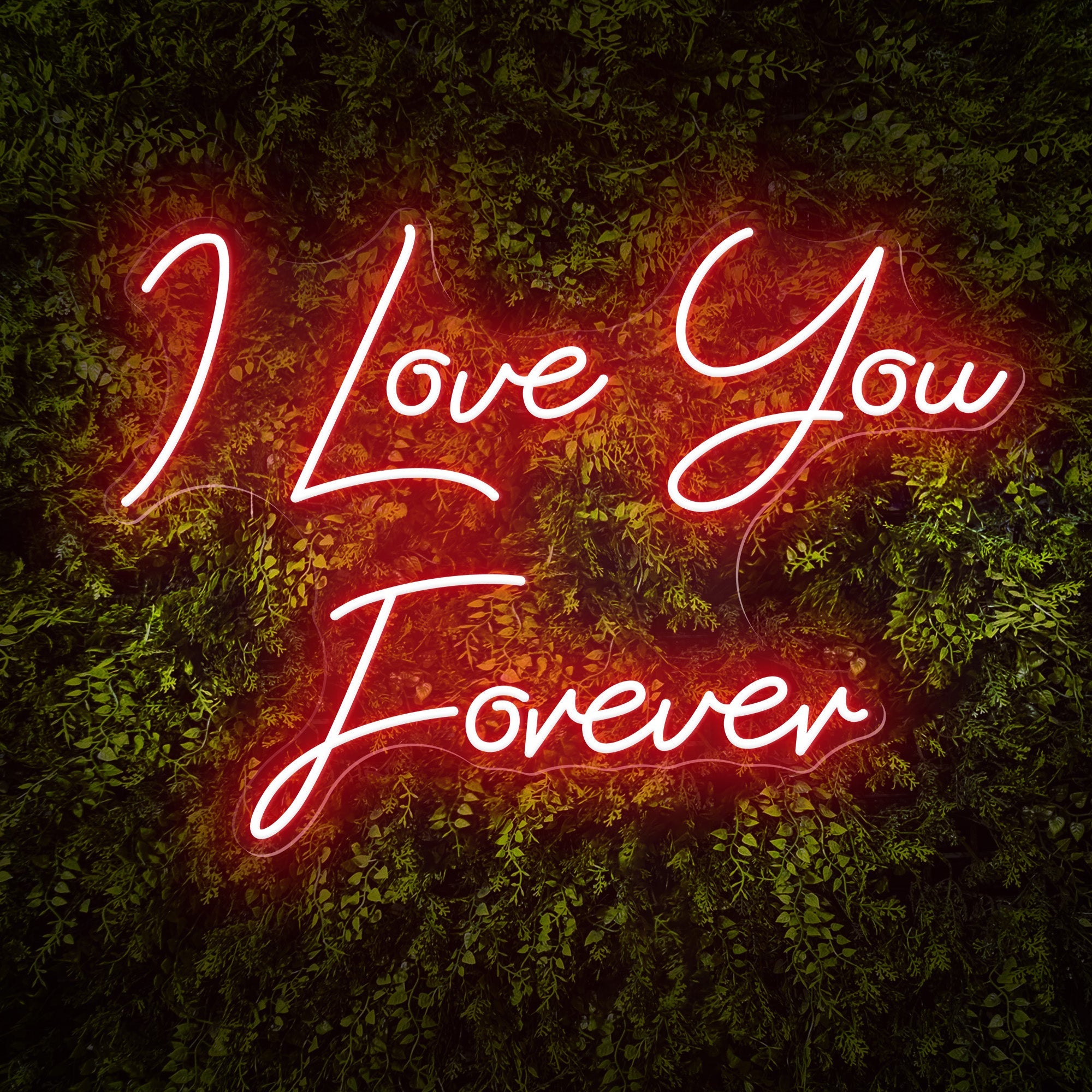 I Love You Forever sweet words Neon Sign