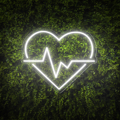 Heart & Wave Neon Sign